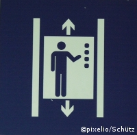 20 Prozent Betriebskosten können gespart werden bei einer Sanierung des Aufzugs