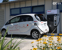 Schnelladestation für Elektroautos von Eon