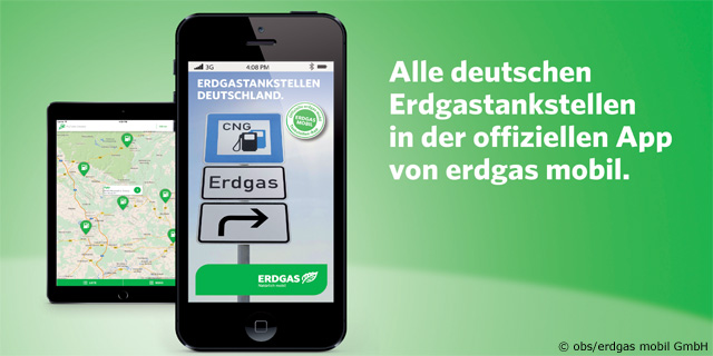 Erdgastankstellen-App