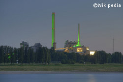 Gaskraftwerk auf der Lausward