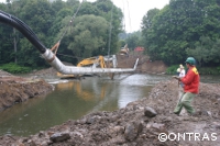 Verlegung einer Gasleitung