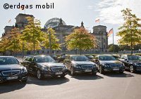 Erdgasautos f&uuml;r den Bundestag offiziell vorgestellt