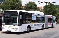 Erdgasbusse in &uuml;ber 100 Kommunen im Einsatz