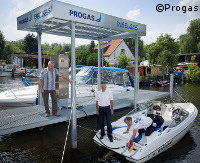 Erste Flüssiggas-Tankstelle für Boote in Berlin eröffnet
